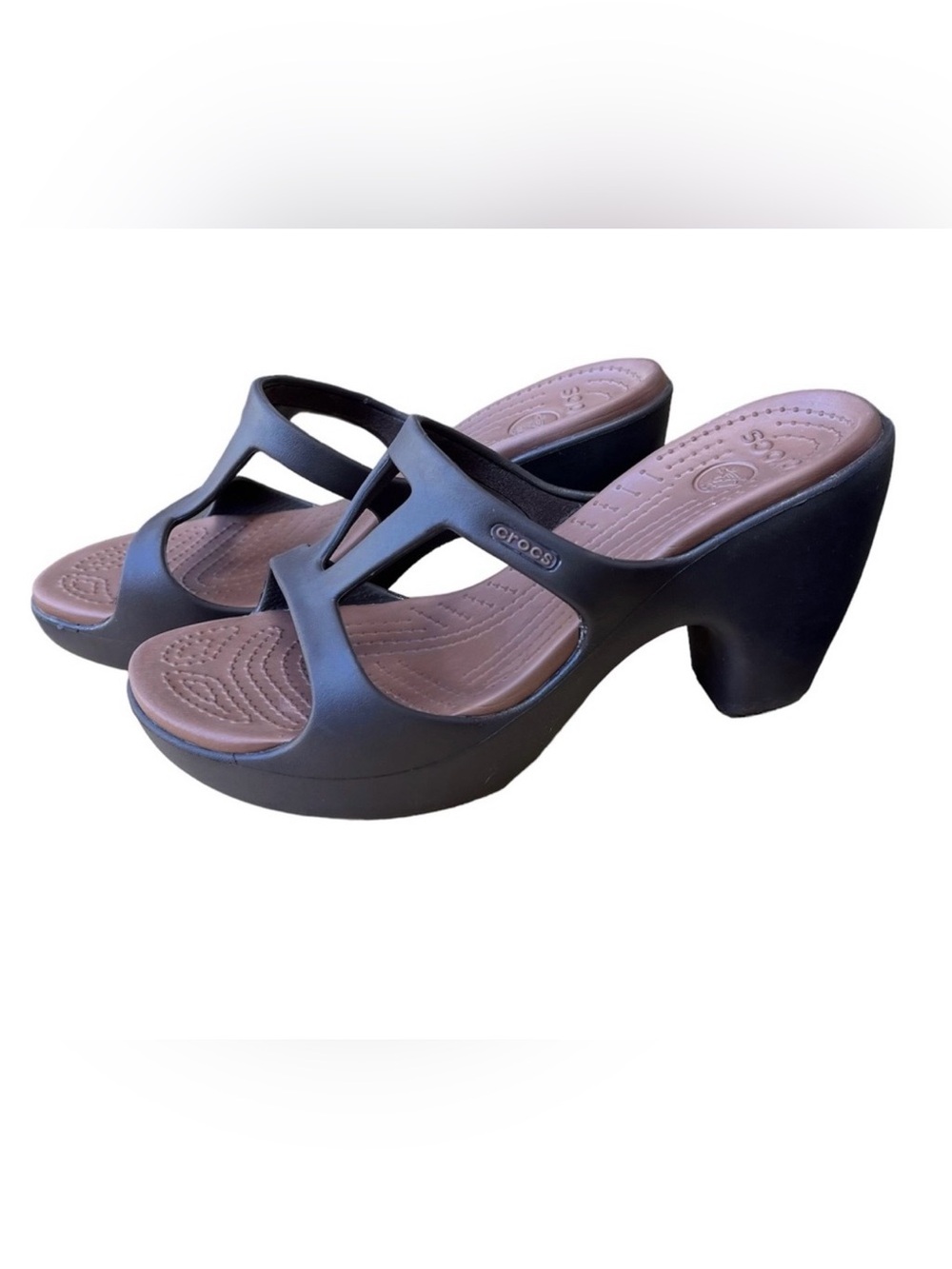 CROCS Cyprus II Espresso Brown. Size 9 w.